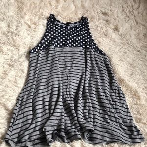 Polka dot tank top